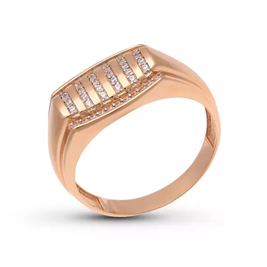 Кольцо-печатка из золота