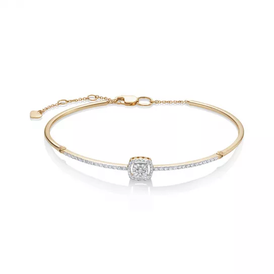 Браслет с бриллиантами из золота