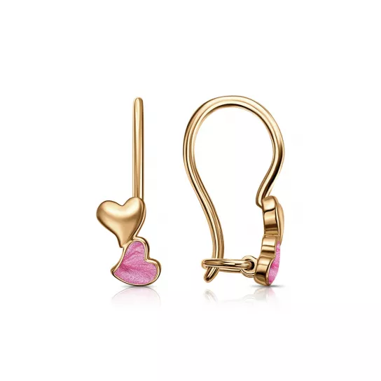 Серьги детские из золота