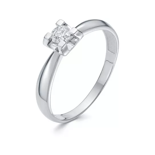 Кольцо с бриллиантами из золота